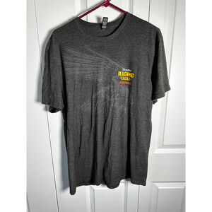 Men's Short Sleeve Tee XL Gray Yuengling Raging Eagle